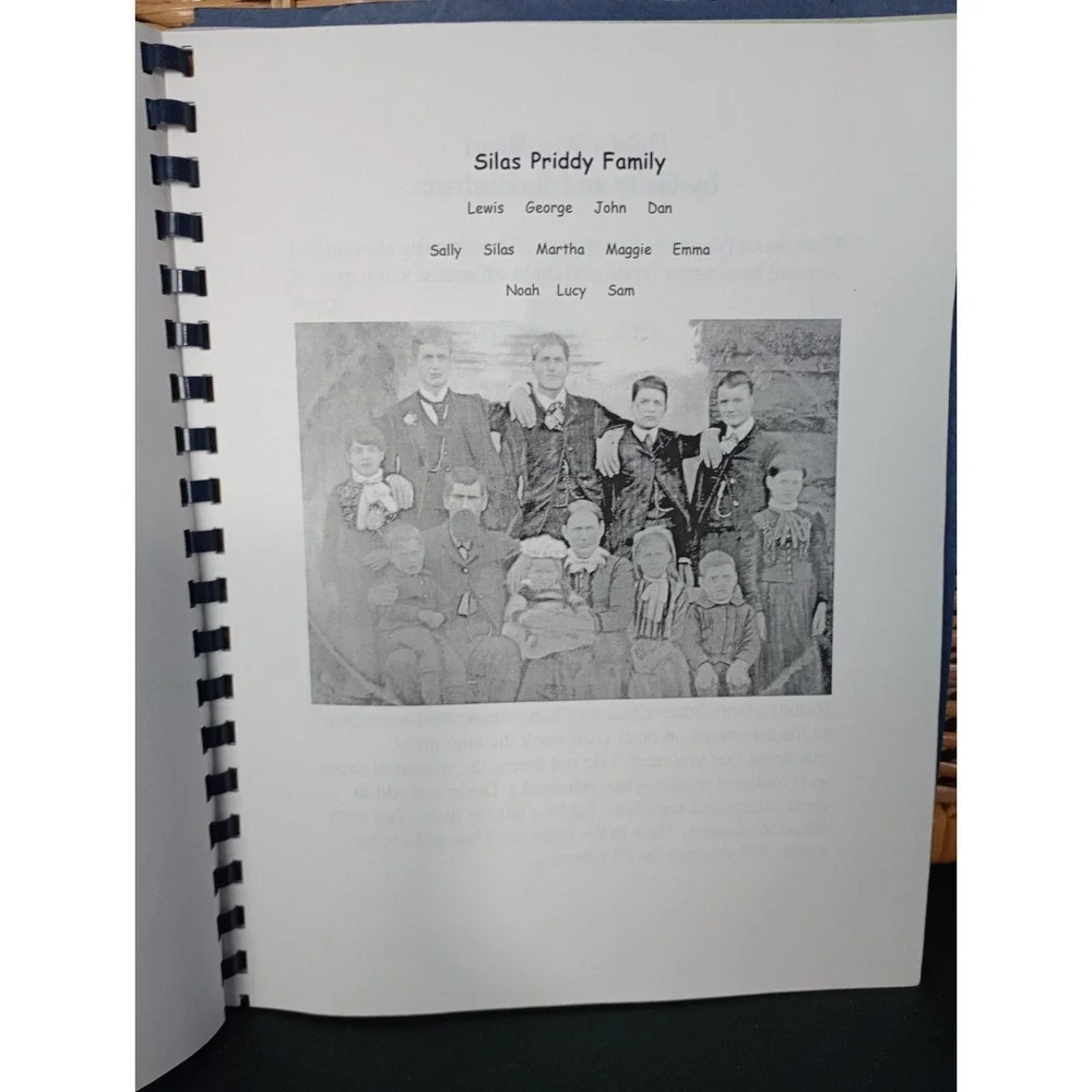 Priddy Family Cookbook Silas Priddy Family Stokes County, North‎ Carolina 2004